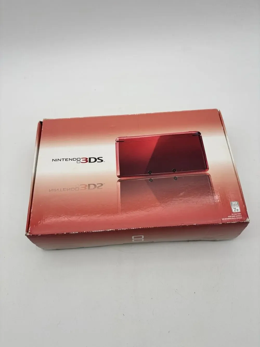 Nintendo 3DS Flare Red Complete in Box CIB Excellent Condition CRT-001
